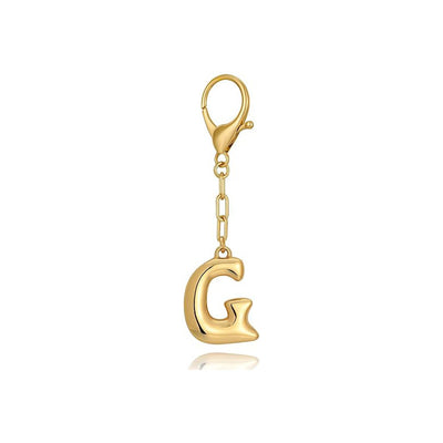Letter Initial Bag Charm