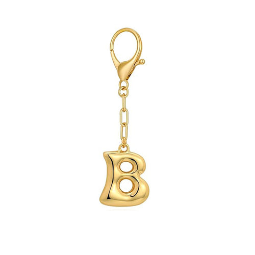 Letter Initial Bag Charm