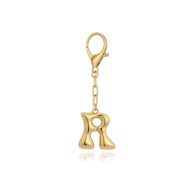 Letter Initial Bag Charm