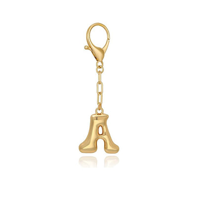 Letter Initial Bag Charm