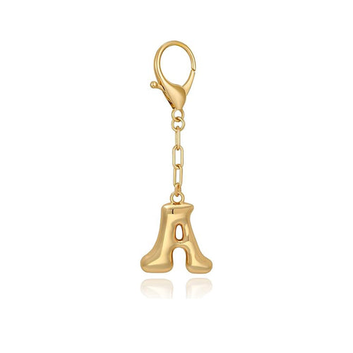 Letter Initial Bag Charm