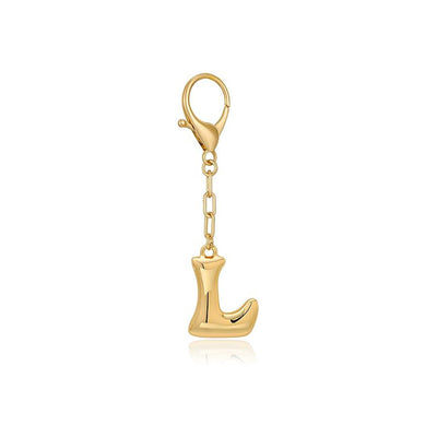 Letter Initial Bag Charm