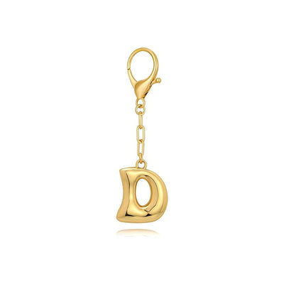 Letter Initial Bag Charm