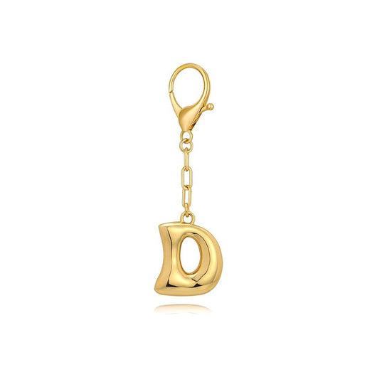 Letter Initial Bag Charm