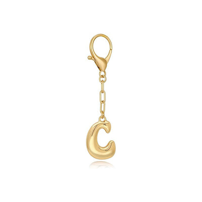 Letter Initial Bag Charm