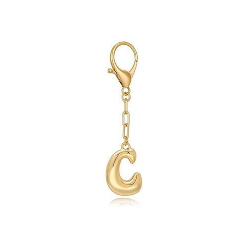 Letter Initial Bag Charm