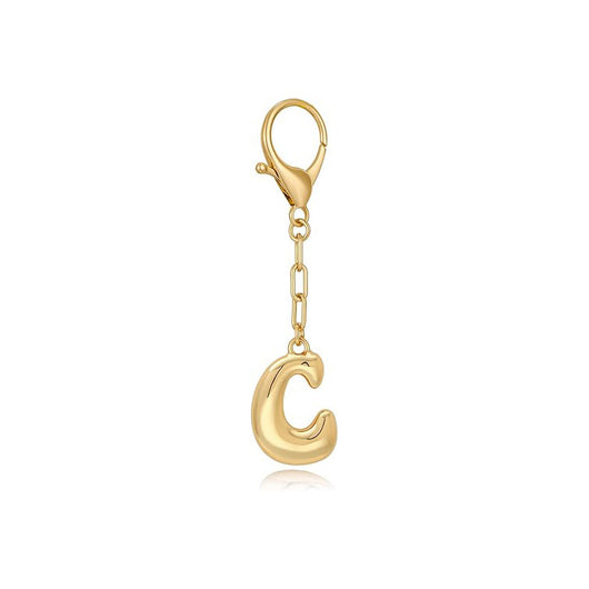 Letter Initial Bag Charm