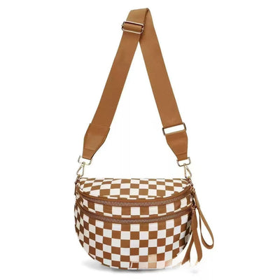 Light brown plaid