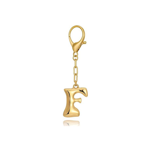 Letter Initial Bag Charm