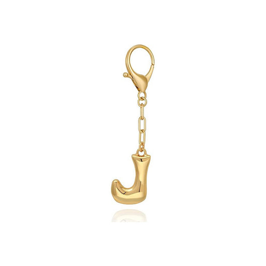 Letter Initial Bag Charm
