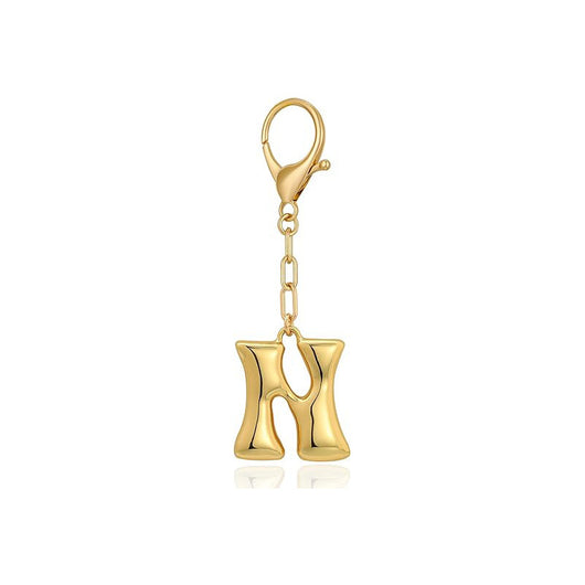 Letter Initial Bag Charm